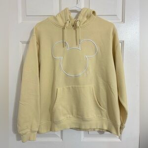 H&M Light Yellow Hoodie with Disney Detail